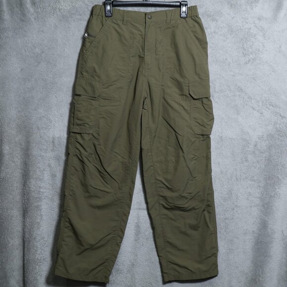 REI Other - REI Pants Mens Medium 30L Green Cargo Hiking UPF 50 Nylon Outdoor Zip Pocket
